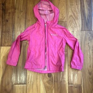 Columbia Pink Kids Raincoat